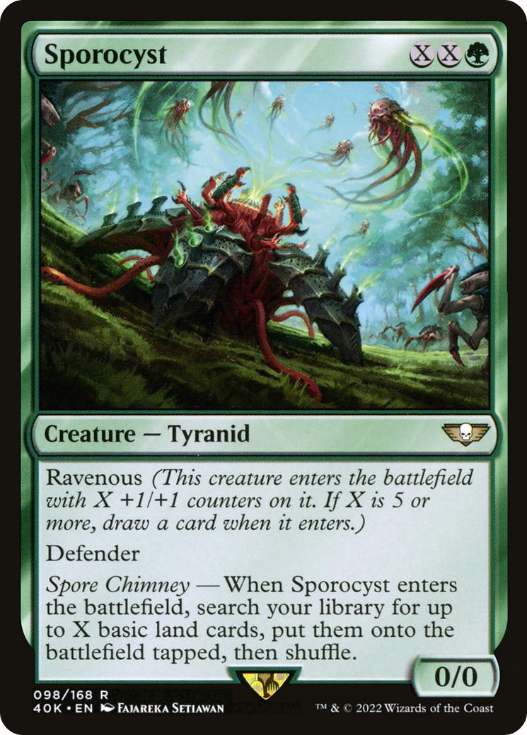 Sporocyst (40K-098) - Warhammer 40,000 Commander - Premium MTG Single from Wizards of the Coast - Just $1.19! Shop now at Game Crave Tournament Store