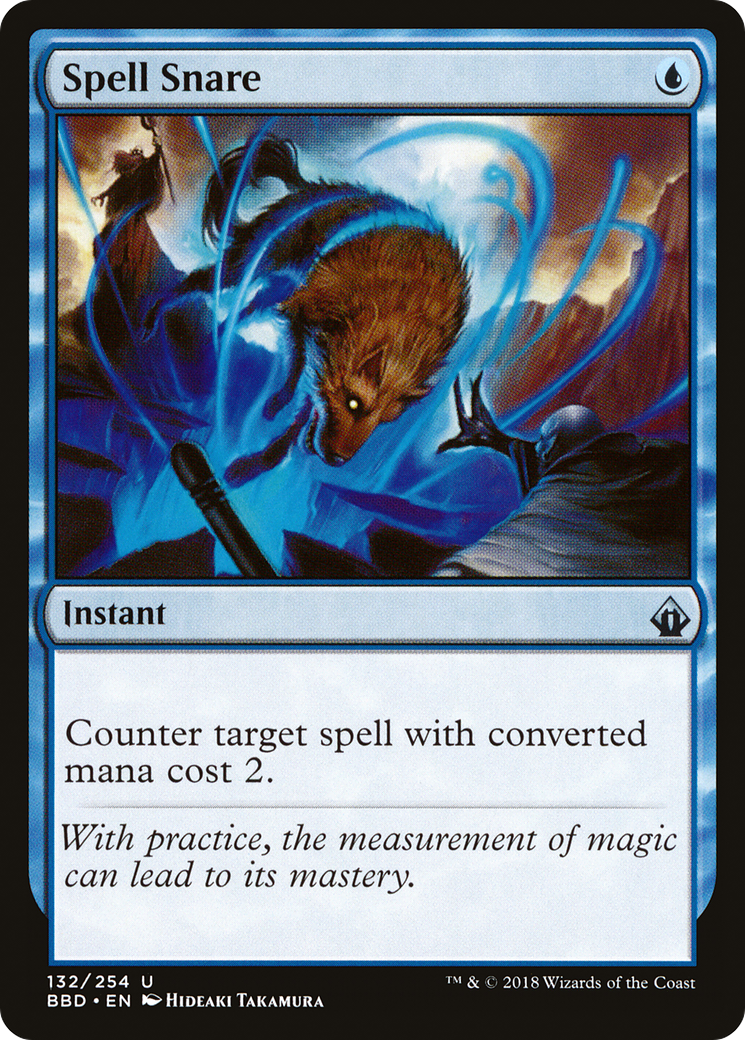 Spell Snare (BBD-132) - Battlebond Foil - Premium MTG Single from Wizards of the Coast - Just $7.37! Shop now at Game Crave Tournament Store
