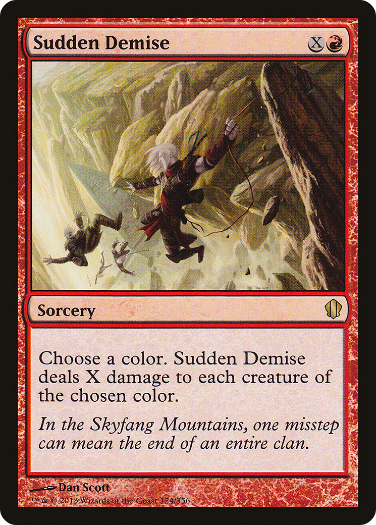Sudden Demise (C13-124) - Commander 2013 - Premium MTG Single from Wizards of the Coast - Just $0.08! Shop now at Game Crave Tournament Store