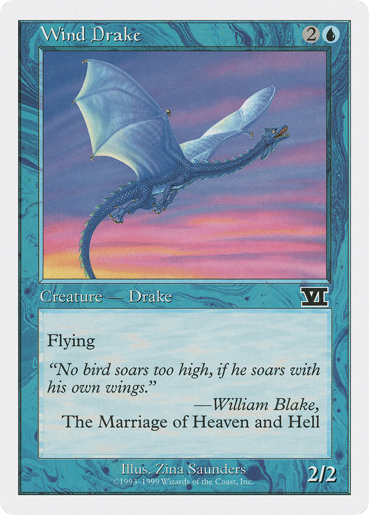 Wind Drake (BRB-098) - Battle Royale Box Set - Premium MTG Single from Wizards of the Coast - Just $0.11! Shop now at Game Crave Tournament Store
