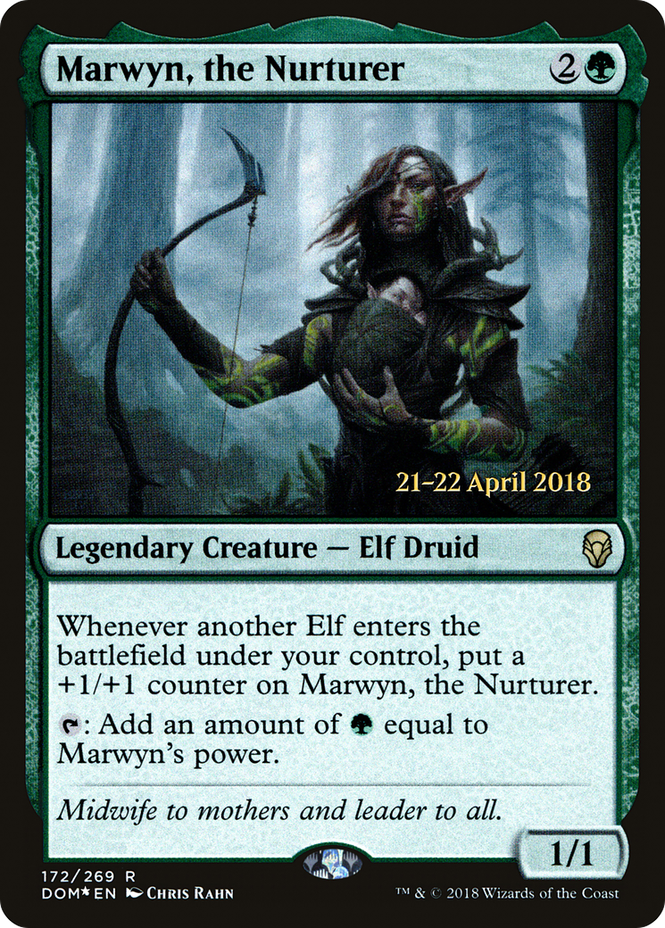 Marwyn, the Nurturer (PDOM-172S) - Dominaria Promos Foil - Premium MTG Single from Wizards of the Coast - Just $3.23! Shop now at Game Crave Tournament Store