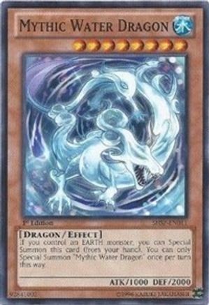 Mythic Water Dragon (SHSP-EN011) - Shadow Specters Unlimited - Premium Yugioh Single from Konami - Just $0.38! Shop now at Game Crave Tournament Store