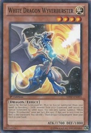 White Dragon Wyverburster (SHSP-EN093) - Shadow Specters 1st Edition - Premium Yugioh Single from Konami - Just $0.25! Shop now at Game Crave Tournament Store