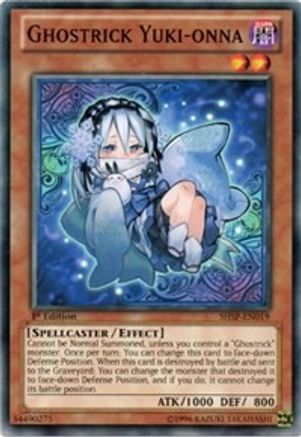 Ghostrick Yuki-onna (SHSP-EN019) - Shadow Specters Unlimited - Premium Yugioh Single from Konami - Just $0.34! Shop now at Game Crave Tournament Store