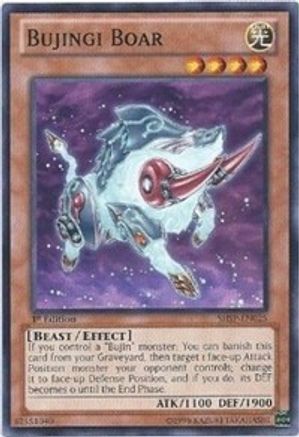 Bujingi Boar (SHSP-EN025) - Shadow Specters 1st Edition - Premium Yugioh Single from Konami - Just $0.25! Shop now at Game Crave Tournament Store