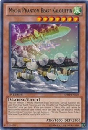 Mecha Phantom Beast Kalgriffin (SHSP-EN028) - Shadow Specters Unlimited - Premium Yugioh Single from Konami - Just $0.25! Shop now at Game Crave Tournament Store
