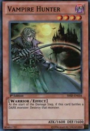 Vampire Hunter (SHSP-EN034) - Shadow Specters 1st Edition - Premium Yugioh Single from Konami - Just $1.78! Shop now at Game Crave Tournament Store