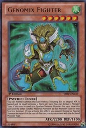 Genomix Fighter (SHSP-EN039) - Shadow Specters 1st Edition - Premium Yugioh Single from Konami - Just $0.25! Shop now at Game Crave Tournament Store