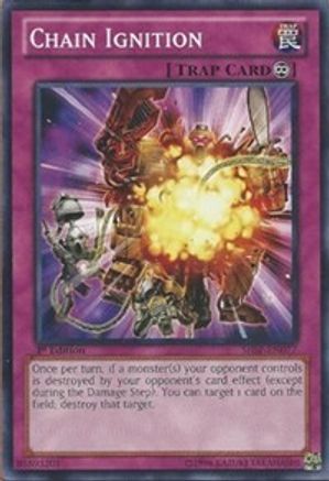 Chain Ignition (SHSP-EN077) - Shadow Specters Unlimited - Premium Yugioh Single from Konami - Just $0.25! Shop now at Game Crave Tournament Store