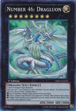 Number 46: Dragluon (SHSP-EN050) - Shadow Specters 1st Edition - Premium Yugioh Single from Konami - Just $9.15! Shop now at Game Crave Tournament Store