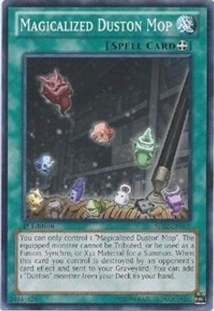 Magicalized Duston Mop (SHSP-EN069) - Shadow Specters Unlimited - Premium Yugioh Single from Konami - Just $0.26! Shop now at Game Crave Tournament Store