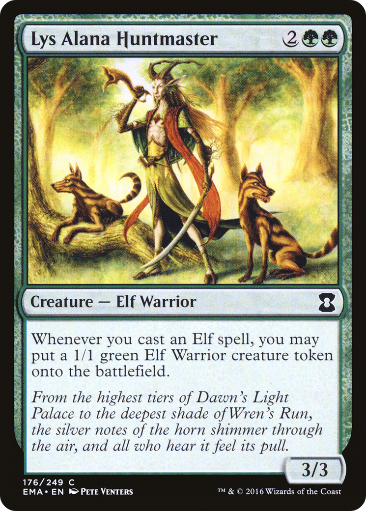 Lys Alana Huntmaster (EMA-176) - Eternal Masters Foil - Premium MTG Single from Wizards of the Coast - Just $0.21! Shop now at Game Crave Tournament Store