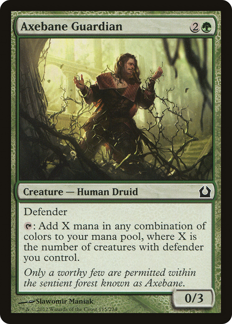 Axebane Guardian (RTR-115) - Return to Ravnica - Premium MTG Single from Wizards of the Coast - Just $0.25! Shop now at Game Crave Tournament Store