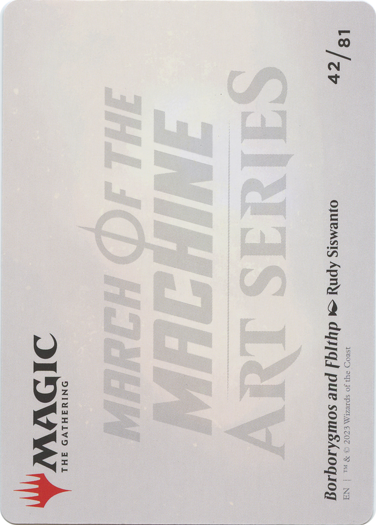 Borborygmos and Fblthp // Borborygmos and Fblthp (AMOM-042) - March of the Machine Art Series (Borderless) Foil - Premium MTG Single from Wizards of the Coast - Just $0! Shop now at Game Crave Tournament Store