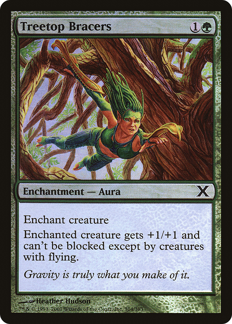 Treetop Bracers (10E-304★) - Tenth Edition Foil - Premium MTG Single from Wizards of the Coast - Just $0.08! Shop now at Game Crave Tournament Store