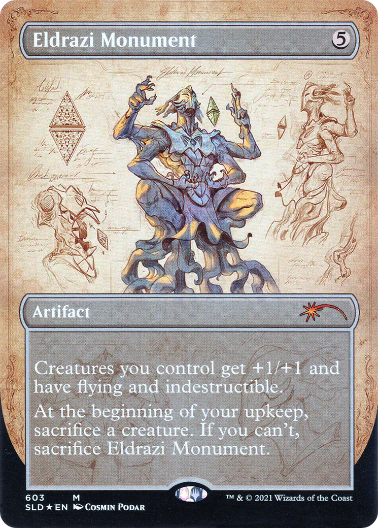 Eldrazi Monument (SLD-603) - Secret Lair Drop Foil - Premium MTG Single from Wizards of the Coast - Just $22.65! Shop now at Game Crave Tournament Store