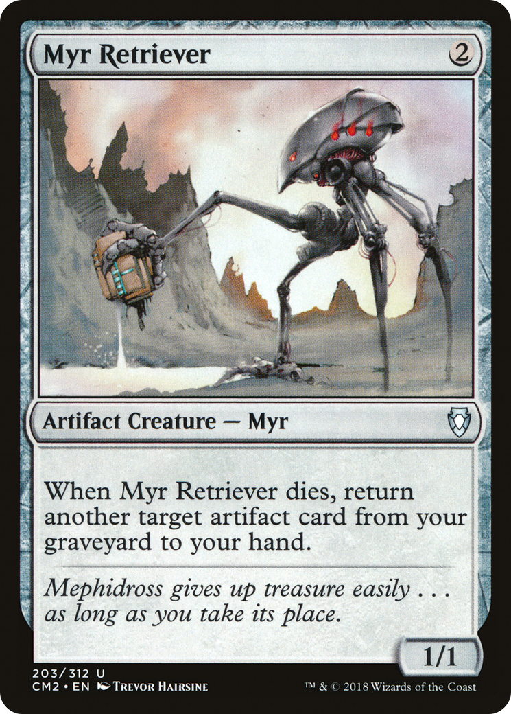 Myr Retriever (CM2-203) - Commander Anthology Volume II - Premium MTG Single from Wizards of the Coast - Just $0.92! Shop now at Game Crave Tournament Store