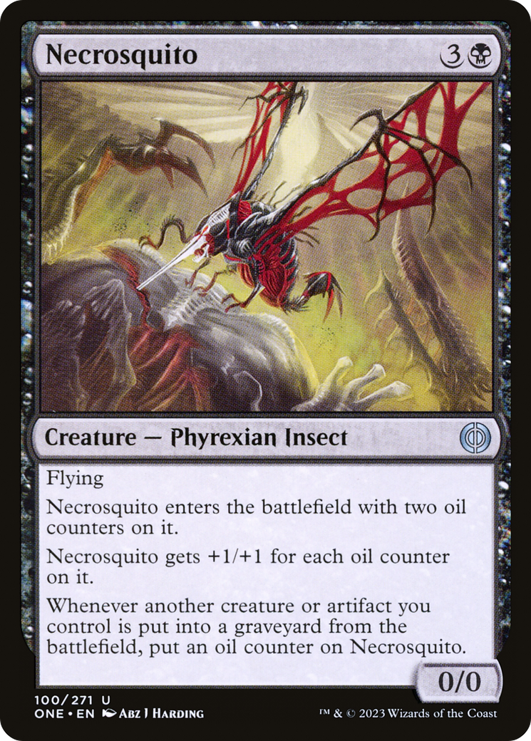 Necrosquito (ONE-100) - Phyrexia: All Will Be One - Premium MTG Single from Wizards of the Coast - Just $0.08! Shop now at Game Crave Tournament Store