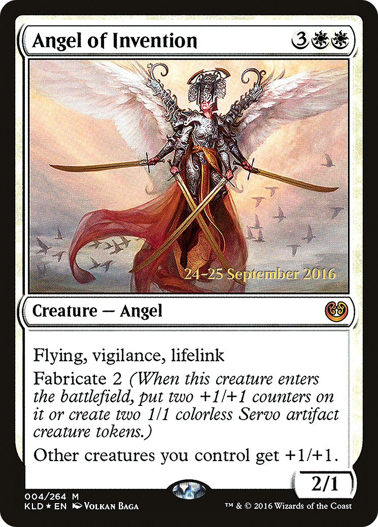 Angel of Invention (PKLD-04S) - Kaladesh Promos Foil - Premium MTG Single from Wizards of the Coast - Just $12.14! Shop now at Game Crave Tournament Store