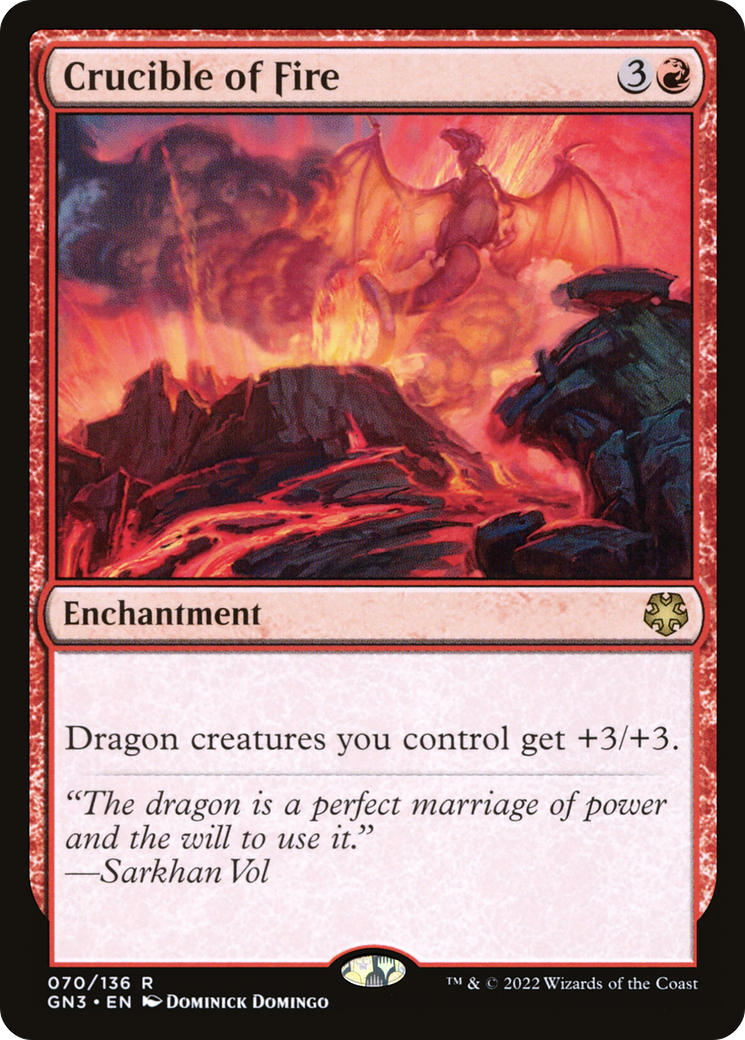 Crucible of Fire (GN3-070) - Game Night: Free-for-All - Premium MTG Single from Wizards of the Coast - Just $0.97! Shop now at Game Crave Tournament Store