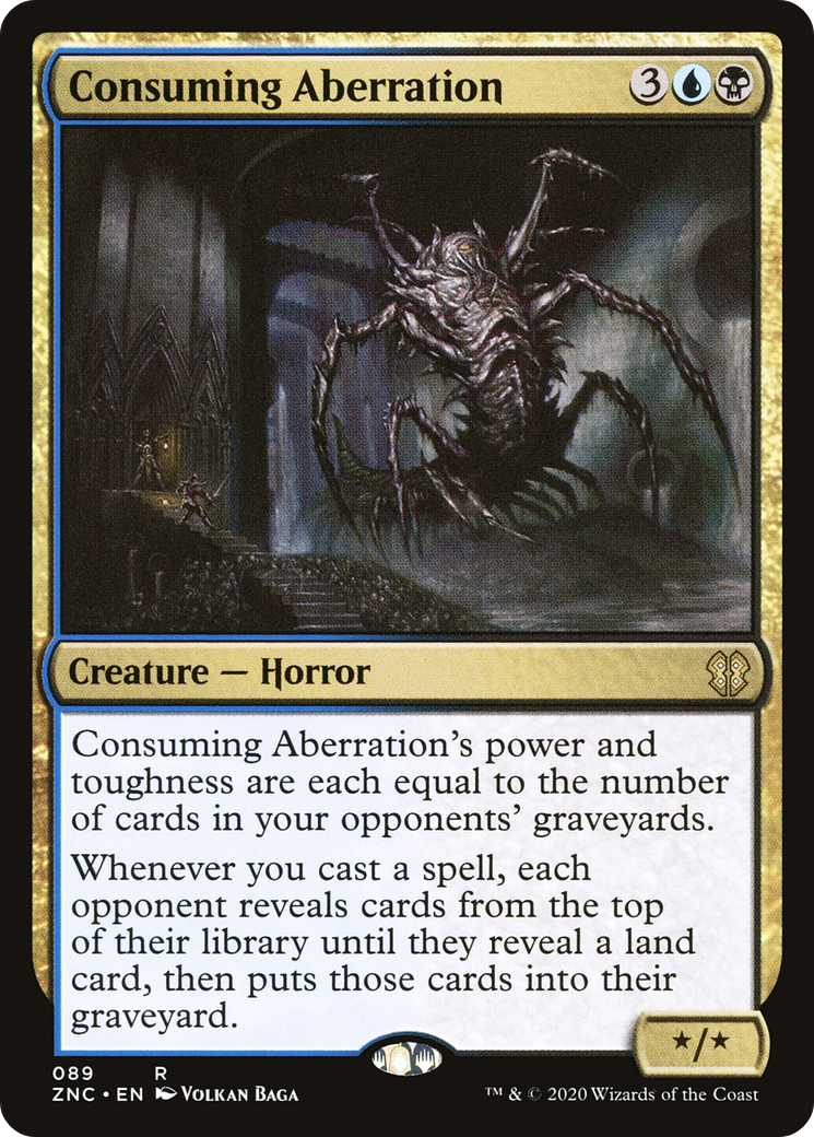 Consuming Aberration (ZNC-089) - Zendikar Rising Commander - Premium MTG Single from Wizards of the Coast - Just $0.25! Shop now at Game Crave Tournament Store