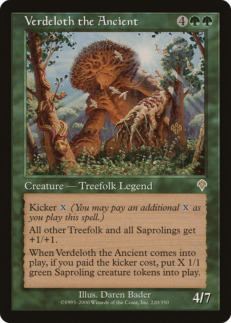 Verdeloth the Ancient (INV-220) - Invasion - Premium MTG Single from Wizards of the Coast - Just $0.39! Shop now at Game Crave Tournament Store