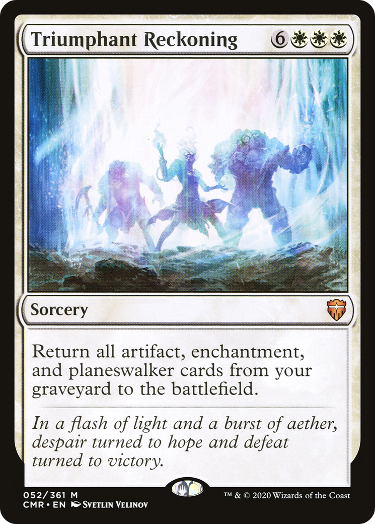 Triumphant Reckoning (CMR-052) - Commander Legends - Premium MTG Single from Wizards of the Coast - Just $0.13! Shop now at Game Crave Tournament Store