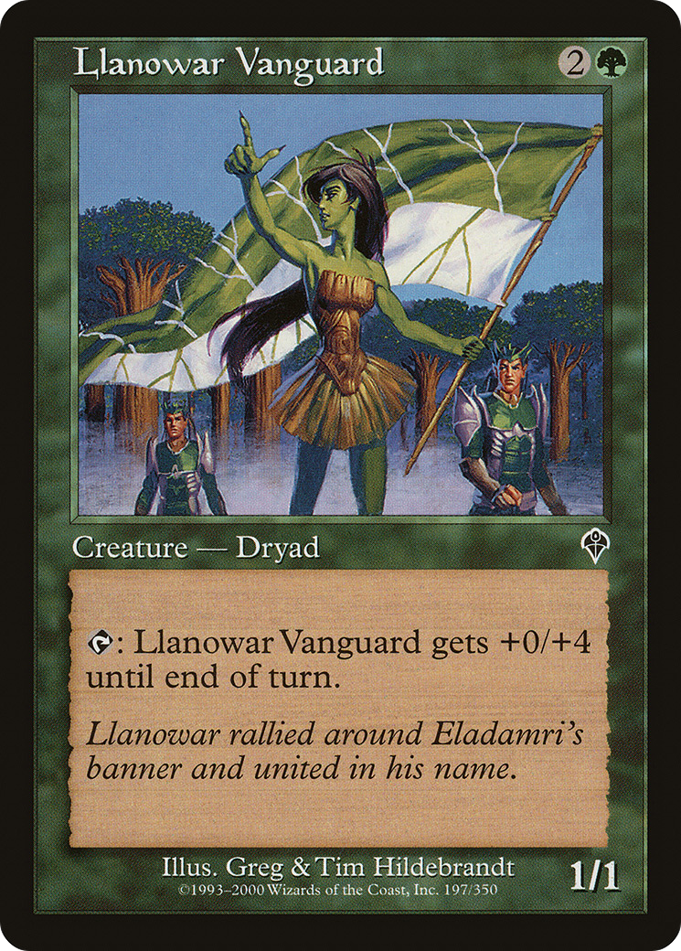 Llanowar Vanguard (INV-197) - Invasion Foil - Premium MTG Single from Wizards of the Coast - Just $0.12! Shop now at Game Crave Tournament Store