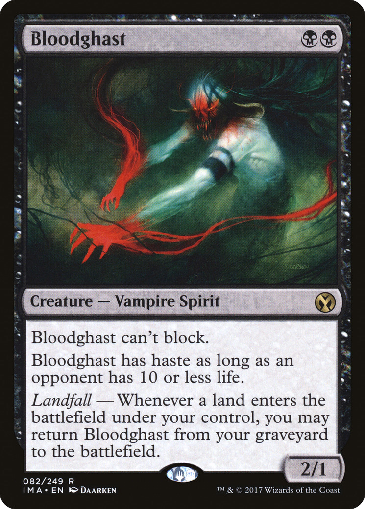 Bloodghast (IMA-082) - Iconic Masters Foil - Premium MTG Single from Wizards of the Coast - Just $3.70! Shop now at Game Crave Tournament Store