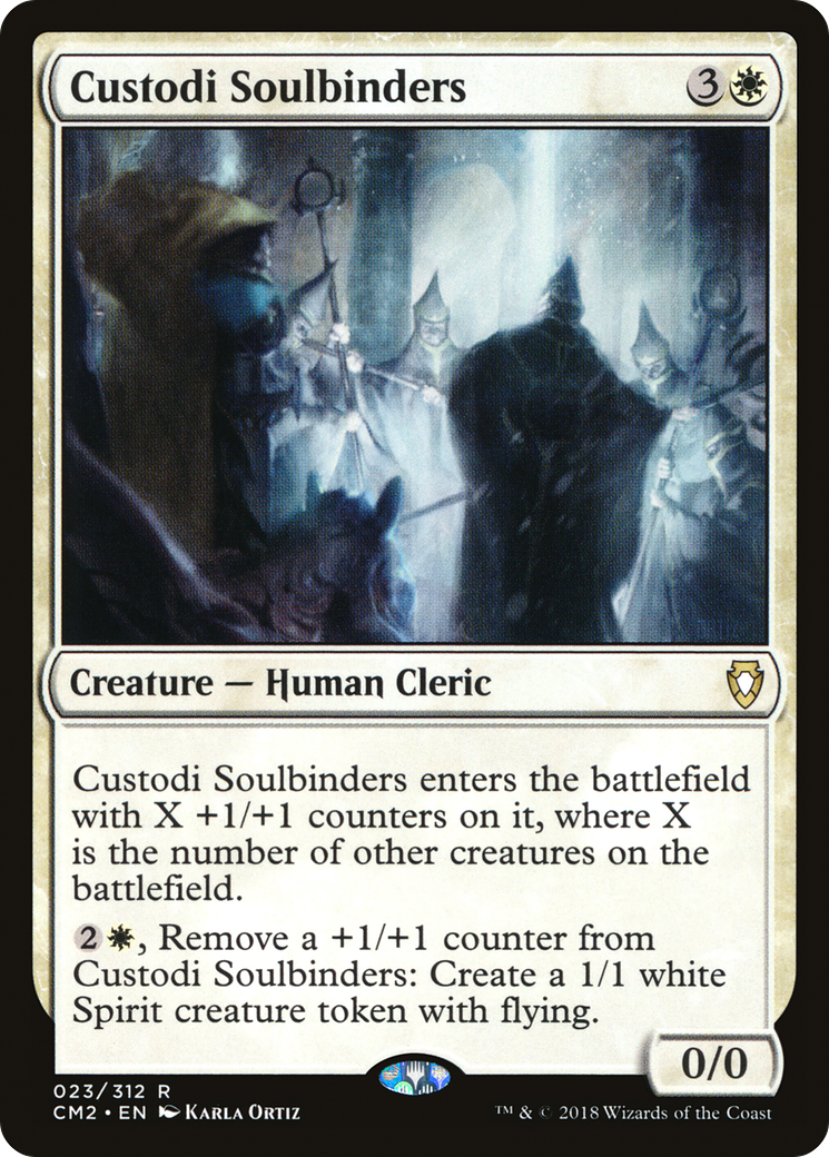 Custodi Soulbinders (CM2-023) - Commander Anthology Volume II - Premium MTG Single from Wizards of the Coast - Just $0.08! Shop now at Game Crave Tournament Store