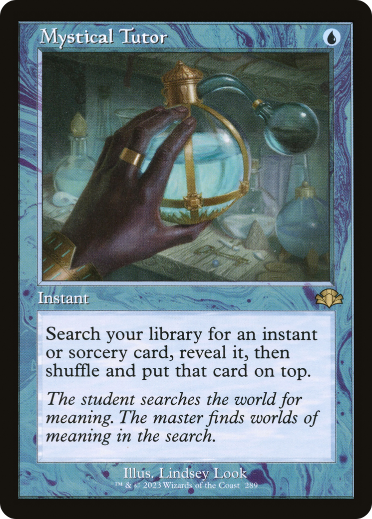 Mystical Tutor (DMR-289) - Dominaria Remastered Foil - Premium MTG Single from Wizards of the Coast - Just $3.39! Shop now at Game Crave Tournament Store