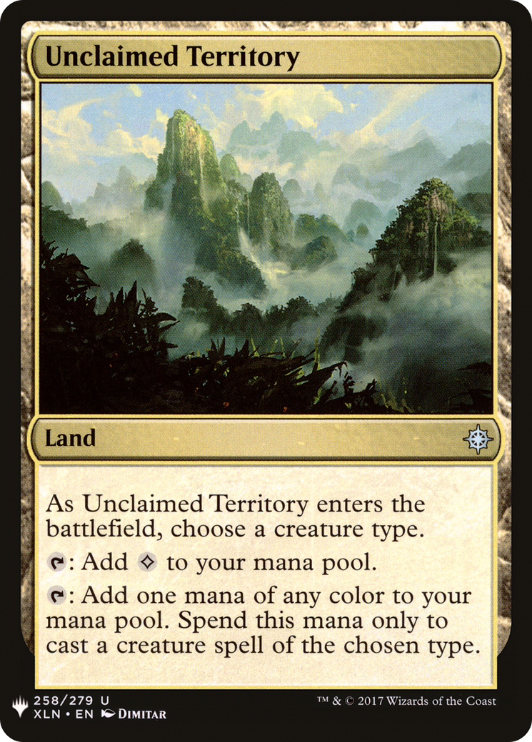 Unclaimed Territory (MB1-1693) - Mystery Booster - Premium MTG Single from Wizards of the Coast - Just $0.08! Shop now at Game Crave Tournament Store