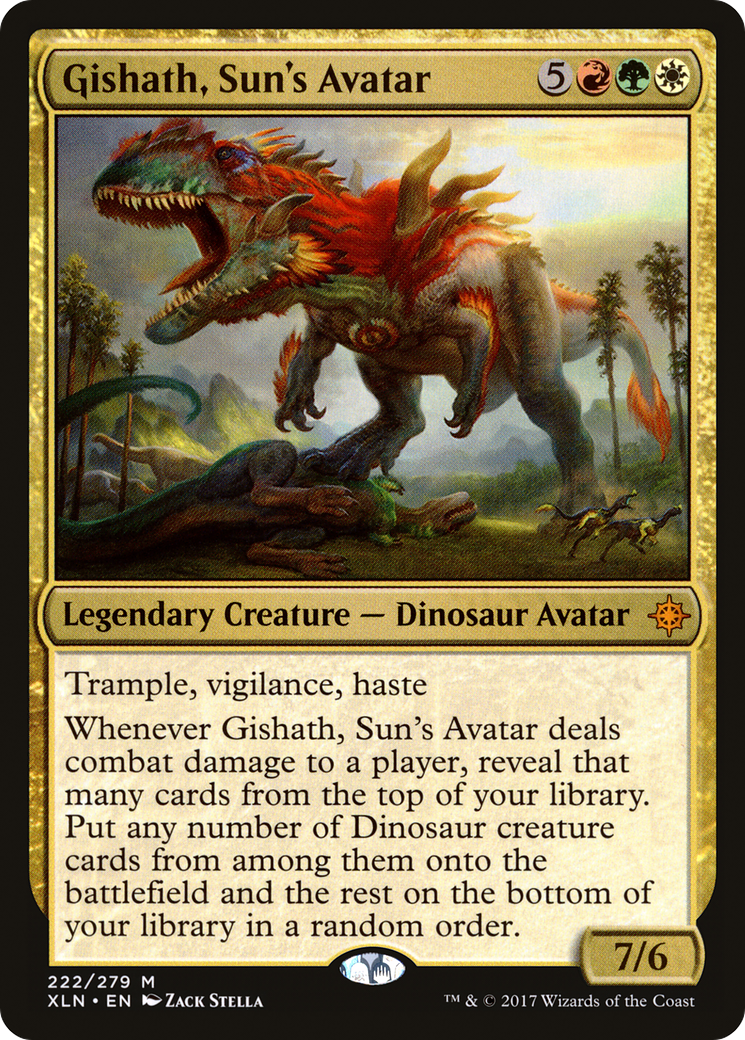 Gishath, Sun's Avatar (XLN-222) - Ixalan - Premium MTG Single from Wizards of the Coast - Just $1.15! Shop now at Game Crave Tournament Store