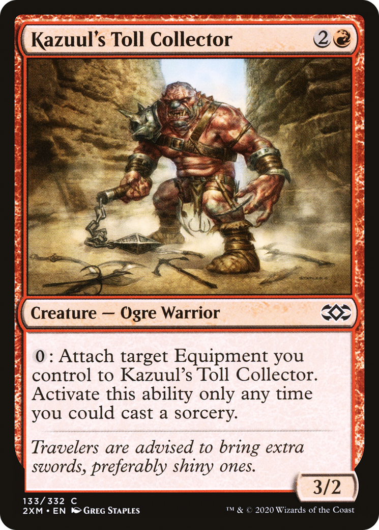 Kazuul's Toll Collector (2XM-133) - Double Masters - Premium MTG Single from Wizards of the Coast - Just $0.25! Shop now at Game Crave Tournament Store