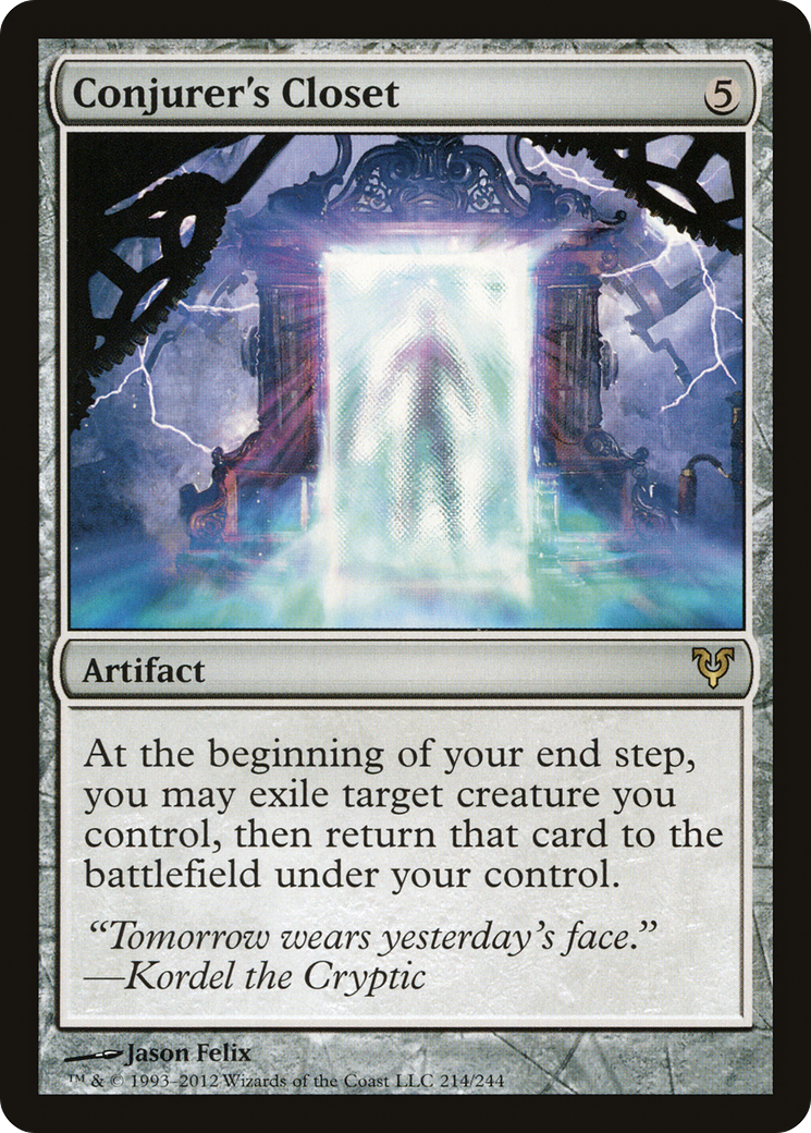 Conjurer's Closet (AVR-214) - Avacyn Restored - Premium MTG Single from Wizards of the Coast - Just $3.14! Shop now at Game Crave Tournament Store
