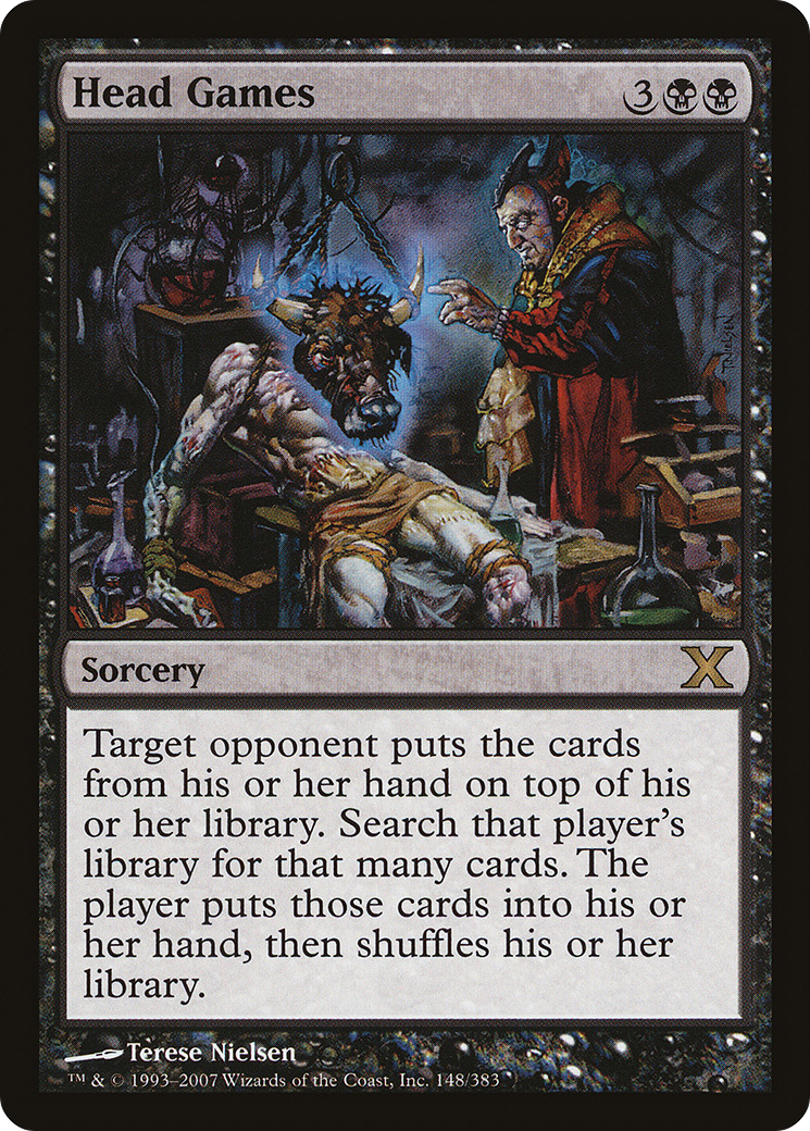 Head Games (10E-148) - Tenth Edition Foil - Premium MTG Single from Wizards of the Coast - Just $5.99! Shop now at Game Crave Tournament Store