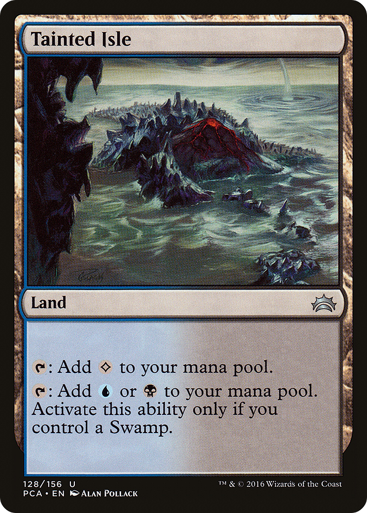 Tainted Isle (PCA-128) - Planechase Anthology - Premium MTG Single from Wizards of the Coast - Just $0.41! Shop now at Game Crave Tournament Store