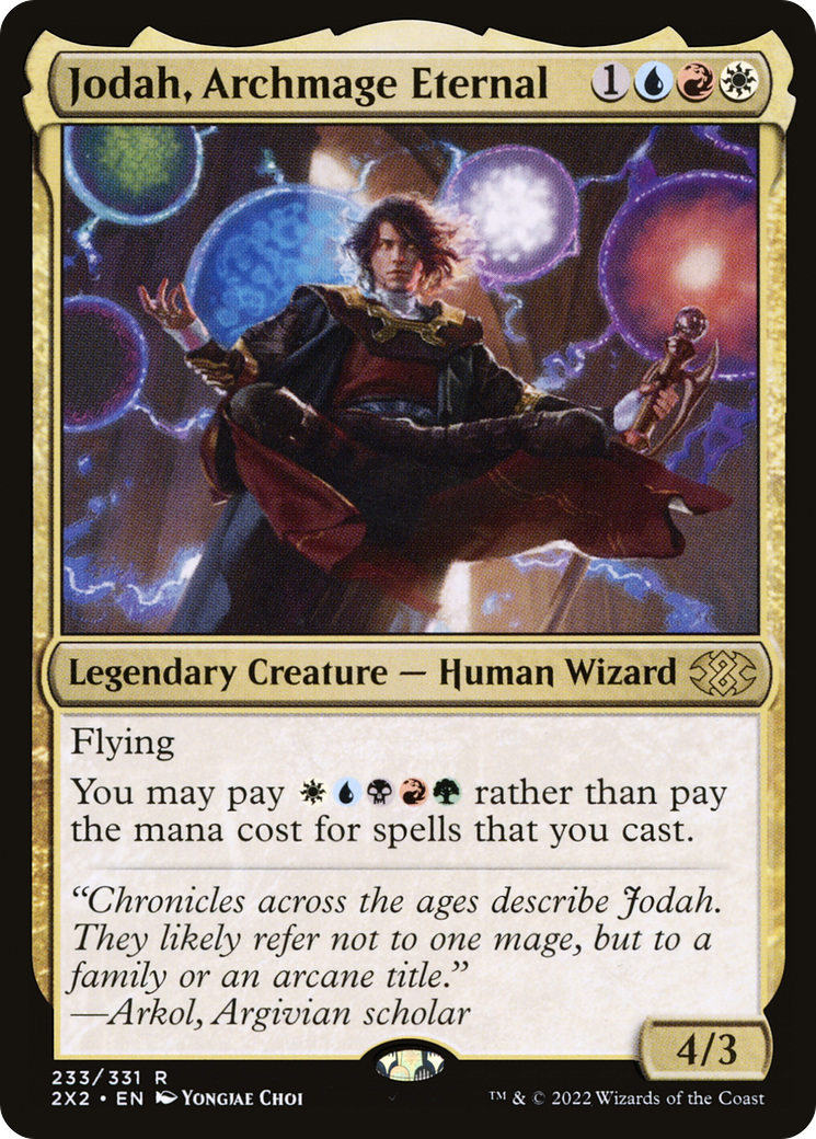Jodah, Archmage Eternal (2X2-233) - Double Masters 2022 - Premium MTG Single from Wizards of the Coast - Just $0.19! Shop now at Game Crave Tournament Store