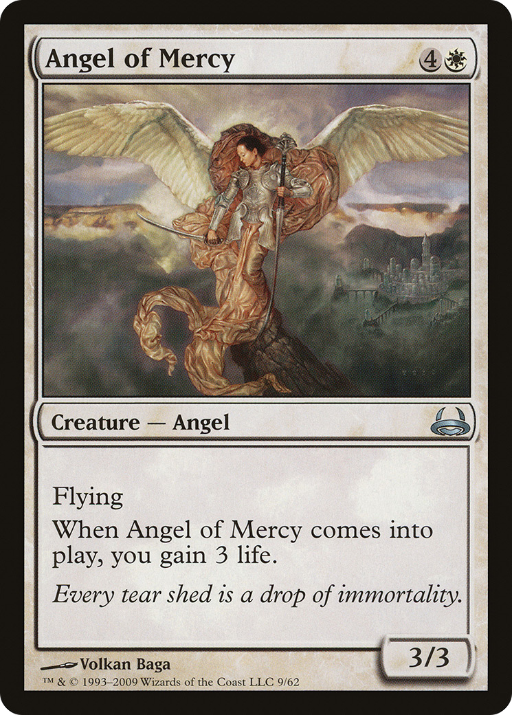 Angel of Mercy (DDC-009) - Duel Decks: Divine vs. Demonic - Premium MTG Single from Wizards of the Coast - Just $0.08! Shop now at Game Crave Tournament Store