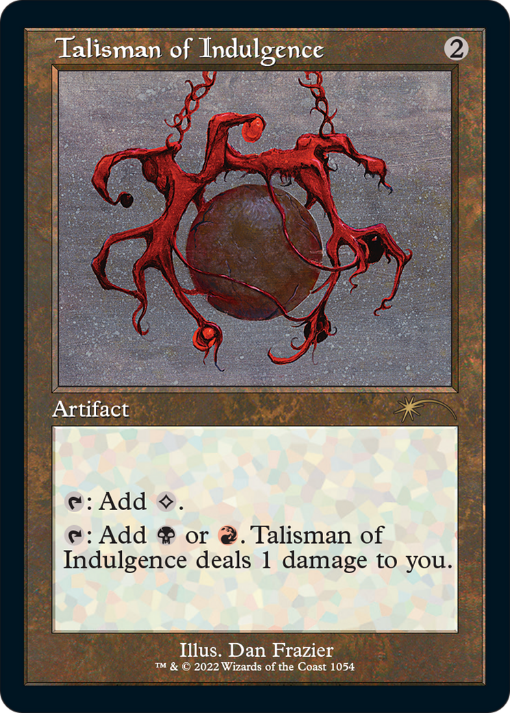 Talisman of Indulgence (SLD-1054) - Secret Lair Drop Etched Foil - Premium MTG Single from Wizards of the Coast - Just $5.08! Shop now at Game Crave Tournament Store