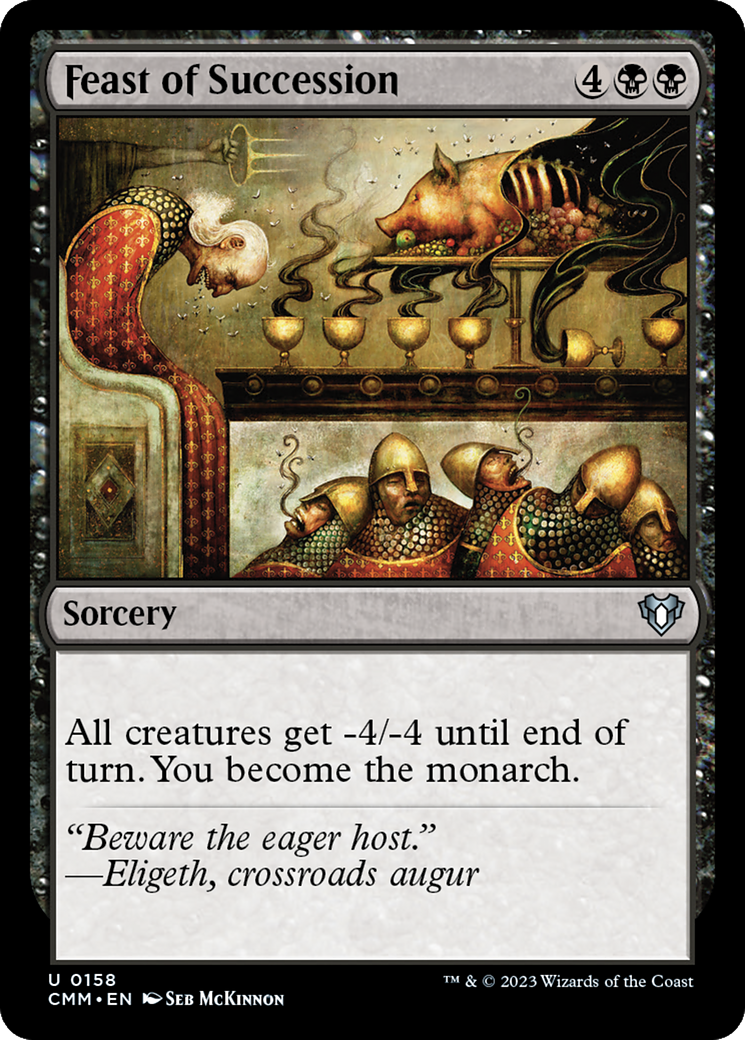 Feast of Succession (CMM-158) - Commander Masters Foil - Premium MTG Single from Wizards of the Coast - Just $0.08! Shop now at Game Crave Tournament Store