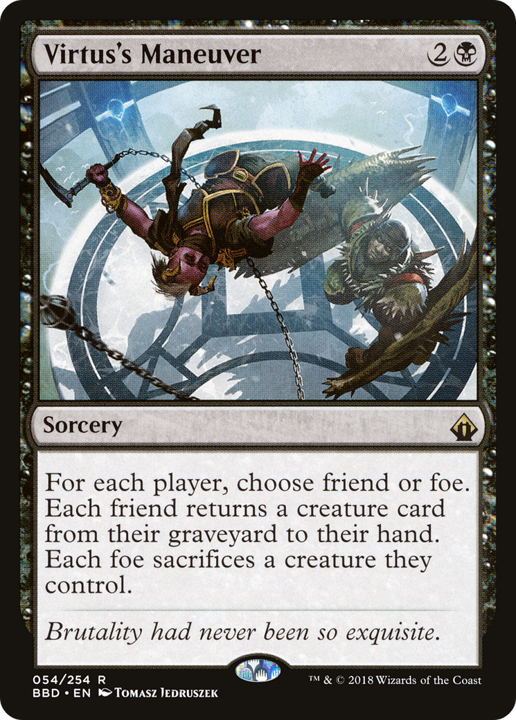 Virtus's Maneuver (BBD-054) - Battlebond Foil - Premium MTG Single from Wizards of the Coast - Just $0.83! Shop now at Game Crave Tournament Store