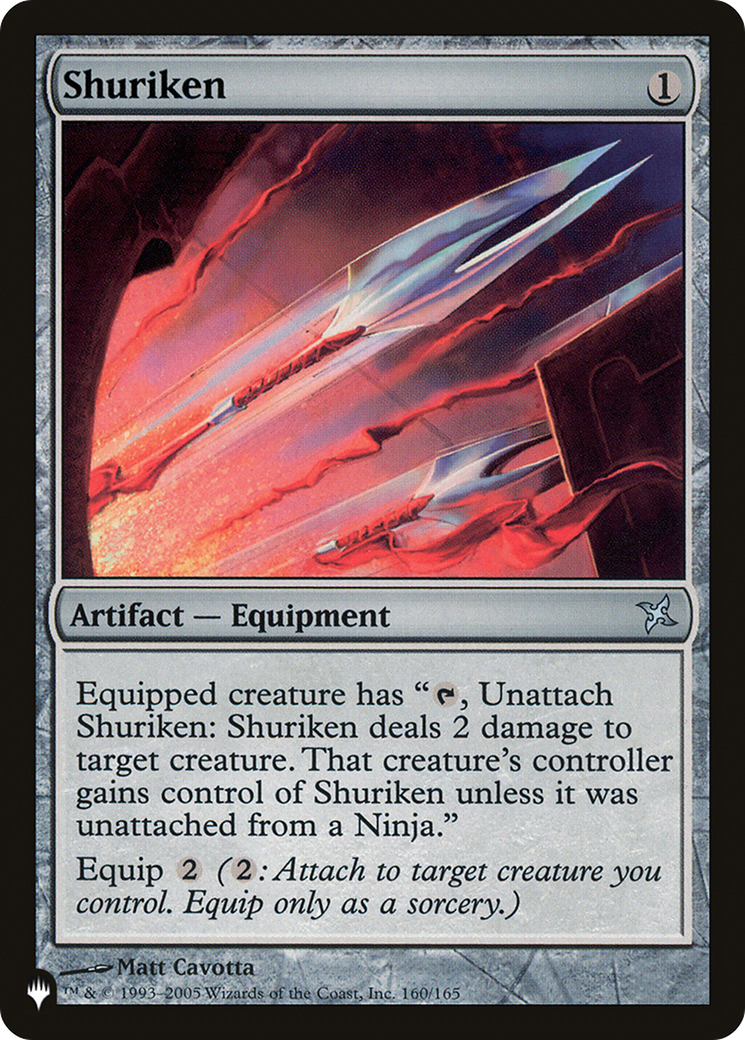Shuriken (PLIST-269) - The List - Premium MTG Single from Wizards of the Coast - Just $0.08! Shop now at Game Crave Tournament Store