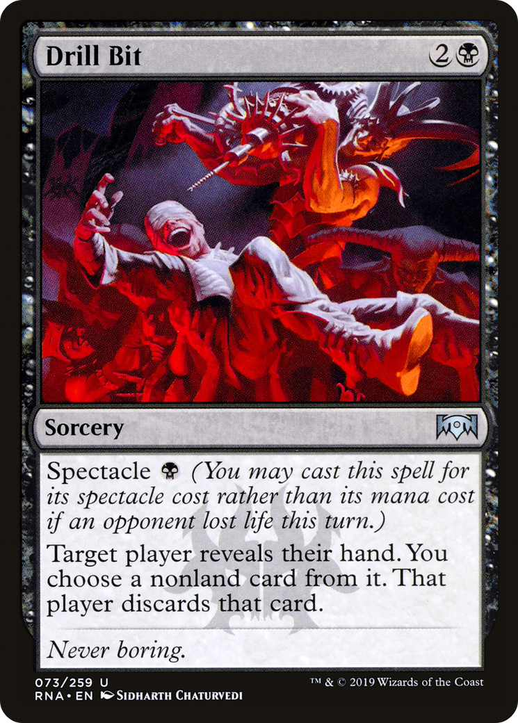 Drill Bit (RNA-073) - Ravnica Allegiance Foil - Premium MTG Single from Wizards of the Coast - Just $0.08! Shop now at Game Crave Tournament Store