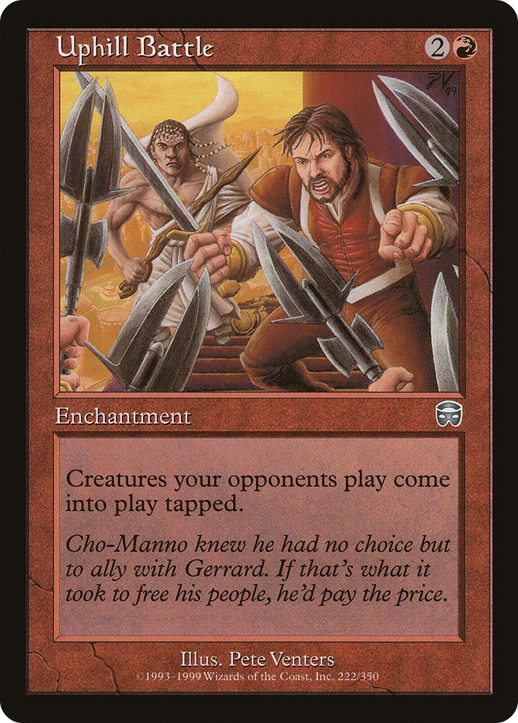 Uphill Battle (MMQ-222) - Mercadian Masques Foil - Premium MTG Single from Wizards of the Coast - Just $1.20! Shop now at Game Crave Tournament Store