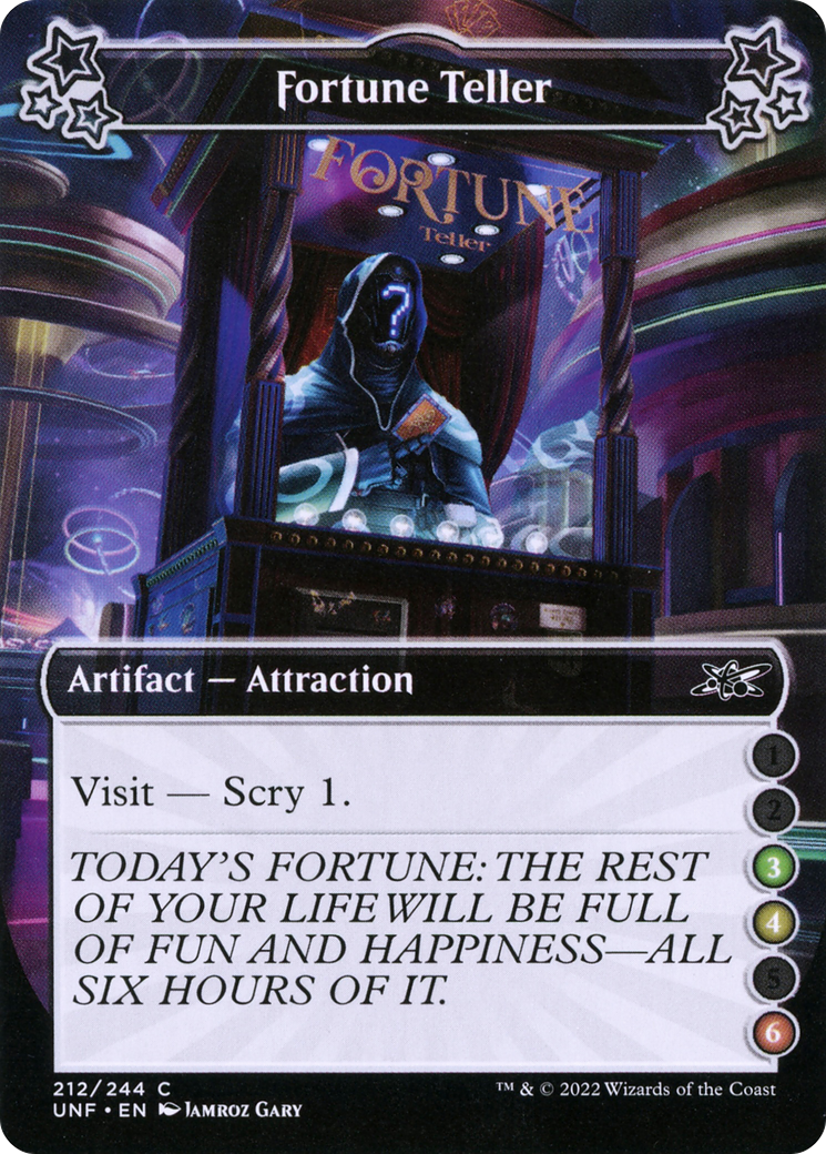 Fortune Teller (UNF-212D) - Unfinity - Premium MTG Single from Wizards of the Coast - Just $0.08! Shop now at Game Crave Tournament Store