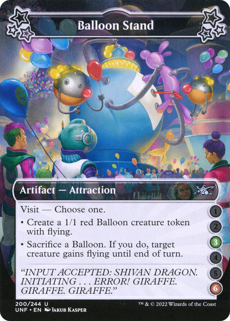 Balloon Stand (UNF-200B) - Unfinity - Premium MTG Single from Wizards of the Coast - Just $0.08! Shop now at Game Crave Tournament Store