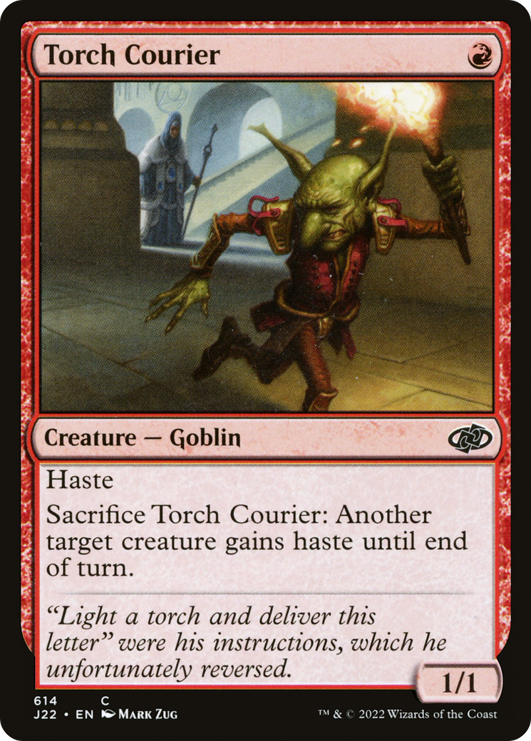 Torch Courier (J22-614) - Jumpstart 2022 - Premium MTG Single from Wizards of the Coast - Just $0.08! Shop now at Game Crave Tournament Store