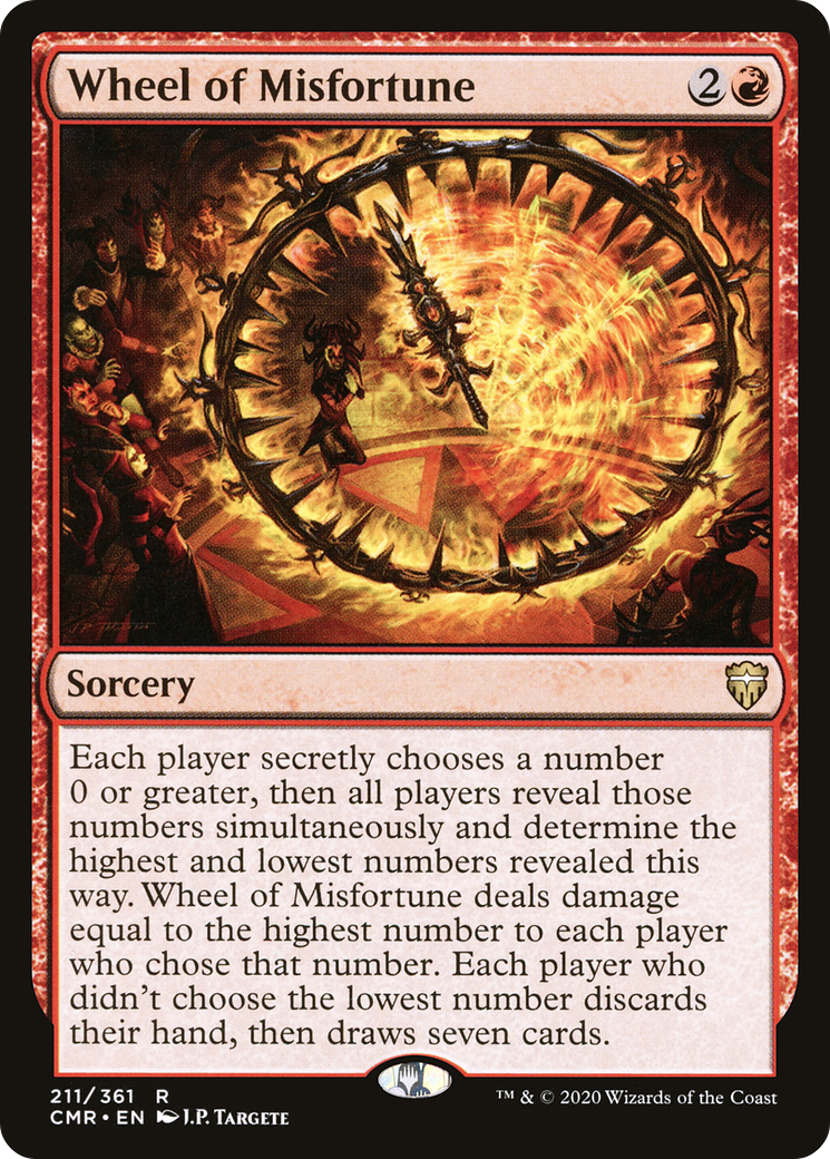 Wheel of Misfortune (CMR-211) - Commander Legends - Premium MTG Single from Wizards of the Coast - Just $3.42! Shop now at Game Crave Tournament Store