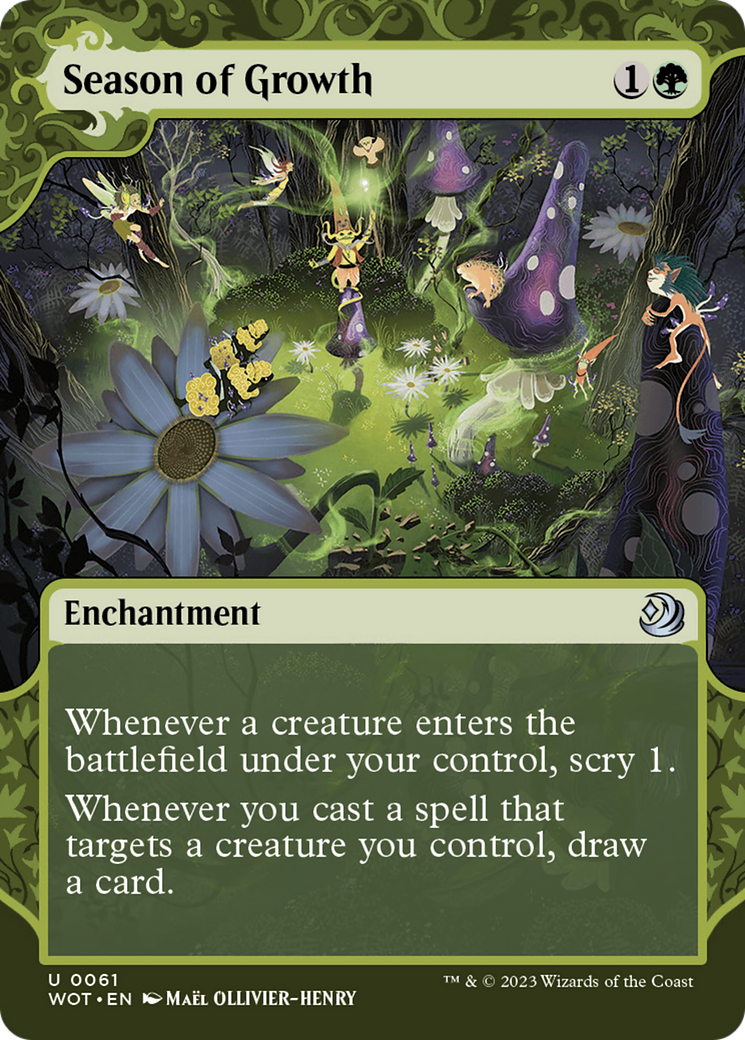 Game Crave Tournament Store - Season of Growth (WOT-061) - Wilds of Eldraine: Enchanting Tales: (Showcase) (Borderless) Game Crave Tournament Store - Season of Growth (WOT-061) - Wilds of Eldraine: Enchanting Tales: (Showcase) (Borderless)